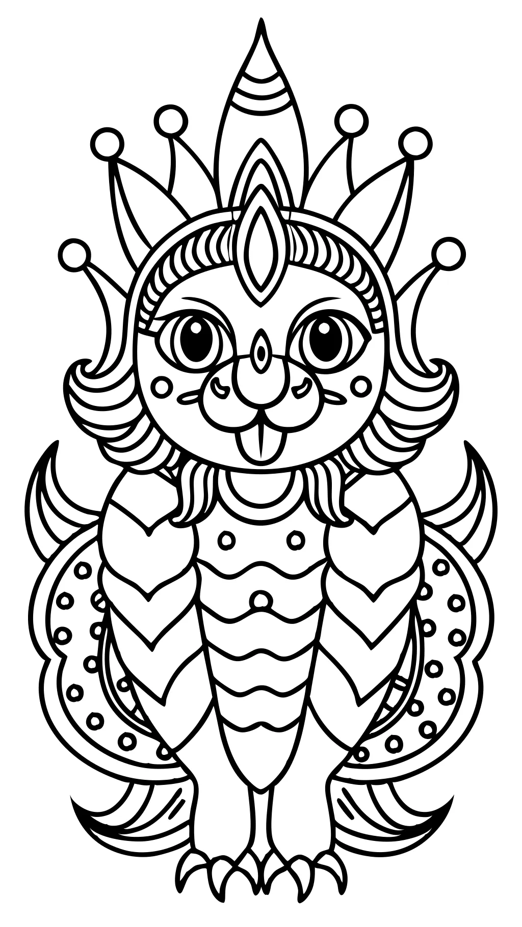 coloring pages random